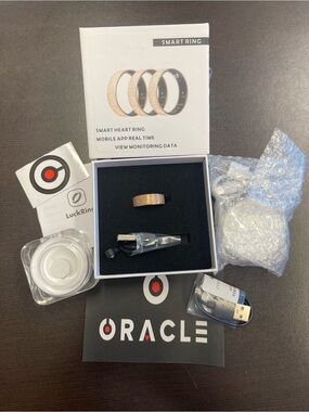 Oracle Smart Ring - Rose Gold Glitter